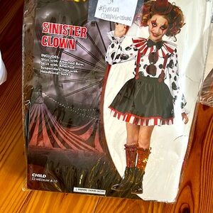 kids M clown costume